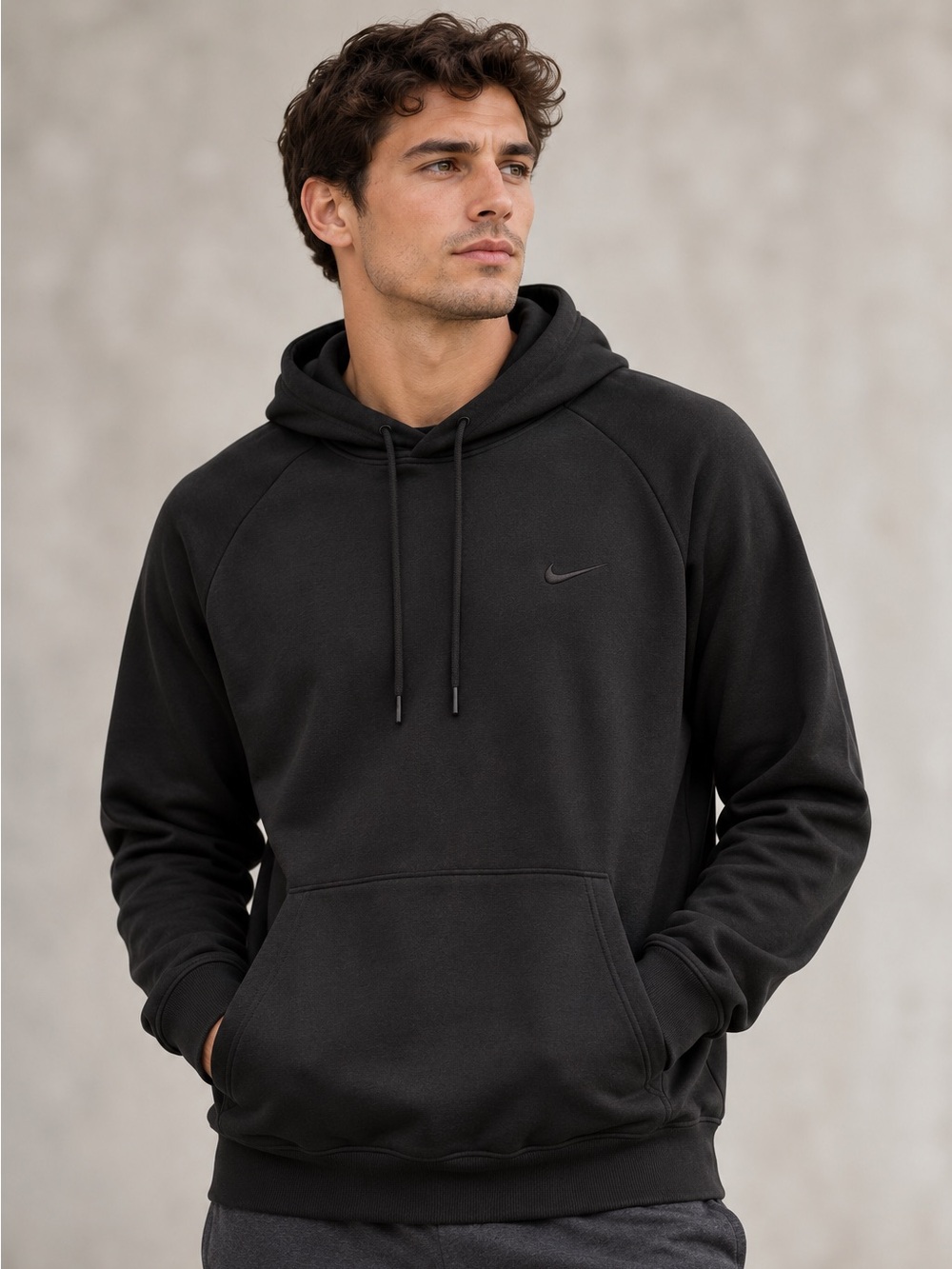 Nike Dri-FIT Men's Black Hoodie Size Large